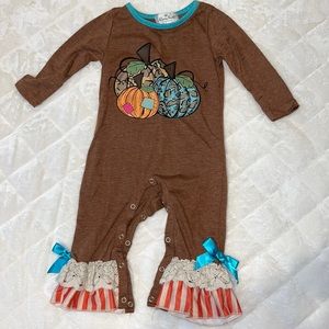 Baby Girl Boutique Thanksgiving Outfit